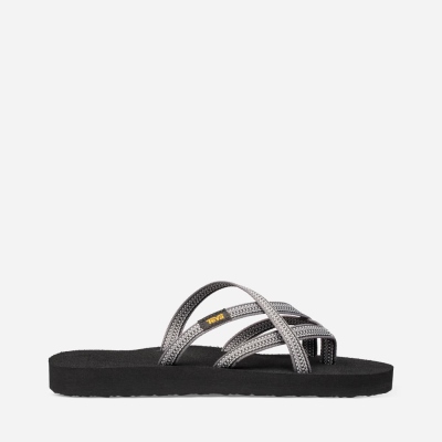 Teva Olowahu - Women's Teva Flip Flops - Grey / Grey | India (AIOC63280)